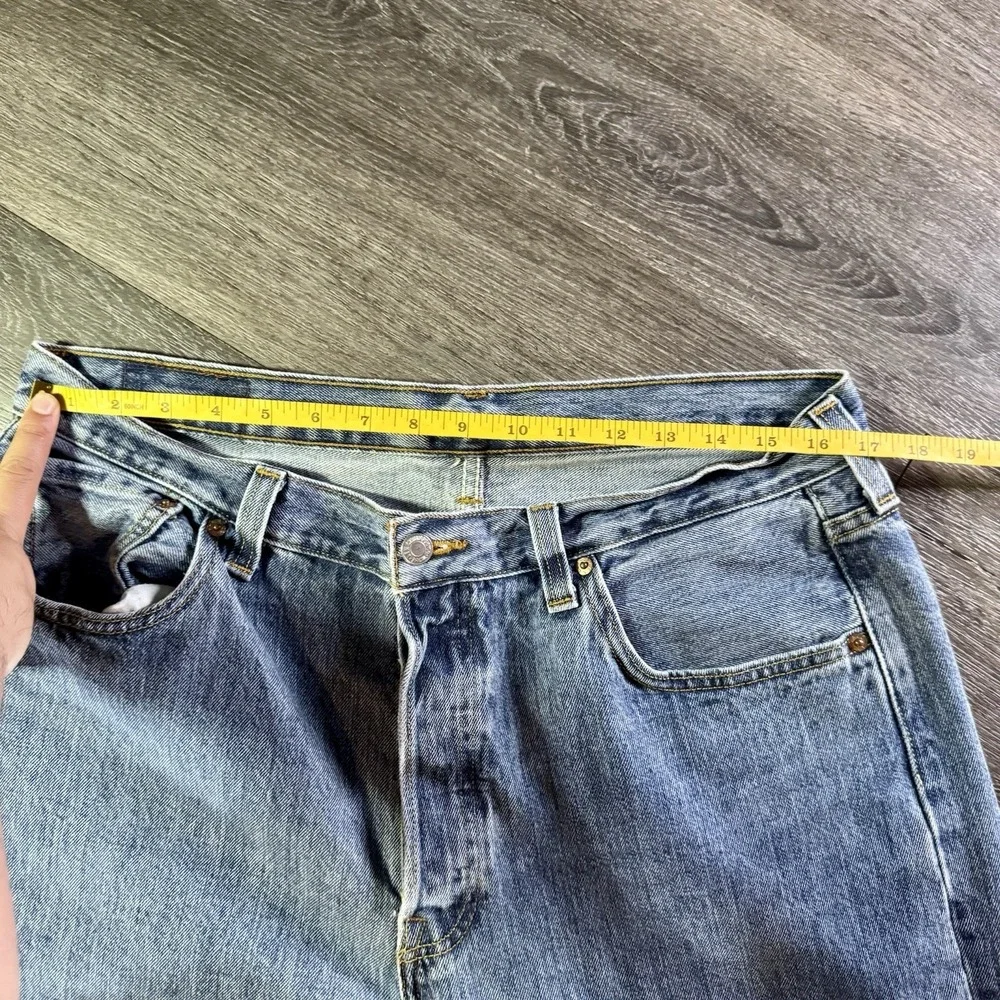 VTG Levis 501‎ Jeans Mens 36x30 Blue Denim Button Fly Straight Leg Original Fit